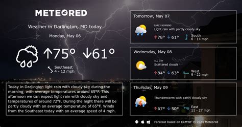 Darlington, MD Weather 14 days - Meteored