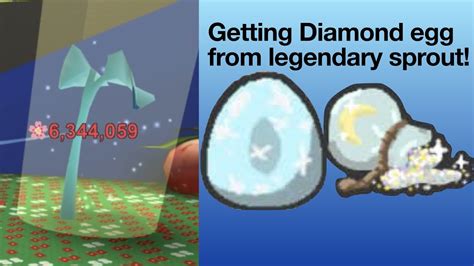 Getting Diamond Egg From Legendary Sprout Youtube