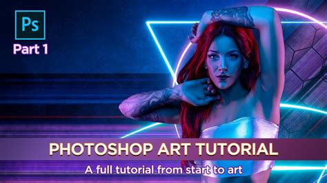 Photoshop Art Tutorial Full Tutorial For Beginners Part 1 Youtube