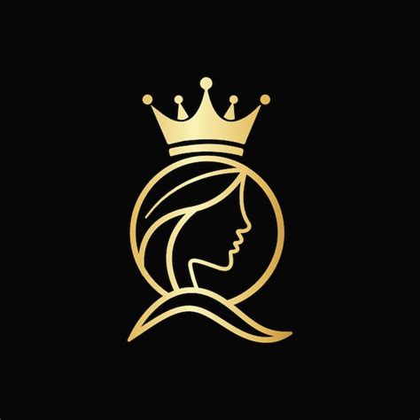 Premium Vector | Luxury queen logo template luxury cosmetic logo Queen ...