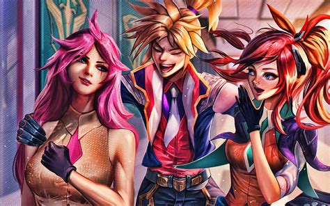 Katarina Ezreal Lux Moba Liga De Leyendas Juegos 2020 Liga De