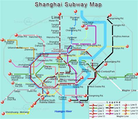 Mappa Metro Shanghai