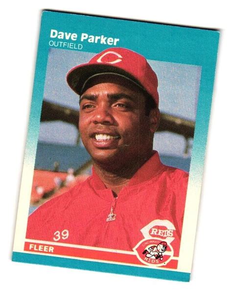 1987 Fleer Classic Miniatures 80 Dave Parker Cincinnati Reds Ebay