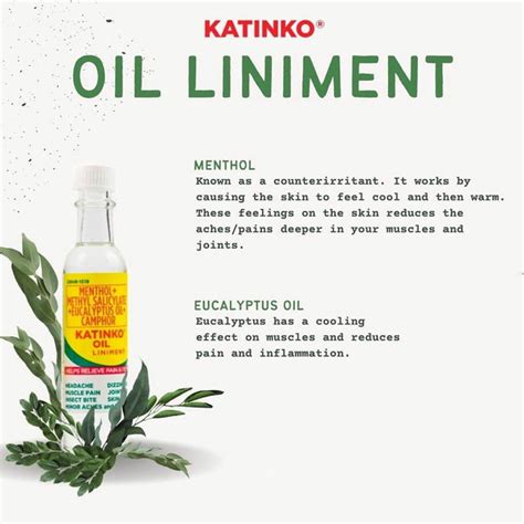 10 Pack Katinko Oil Liniment Rollerball Applicator 10ml