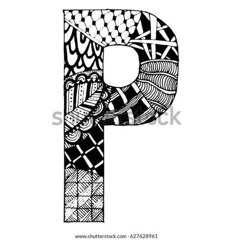 Doodle Letter P