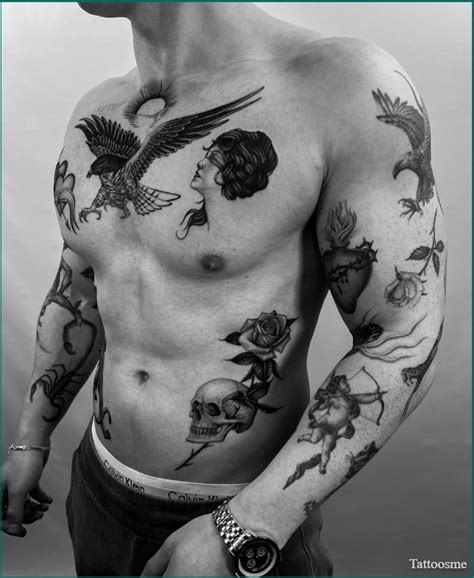 Aggregate More Than Mens Patchwork Tattoo Ideas Latest In Coedo Vn