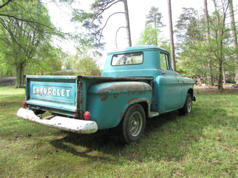 57 Chevy Apache 3100 Hotrod Patina Truck For Sale