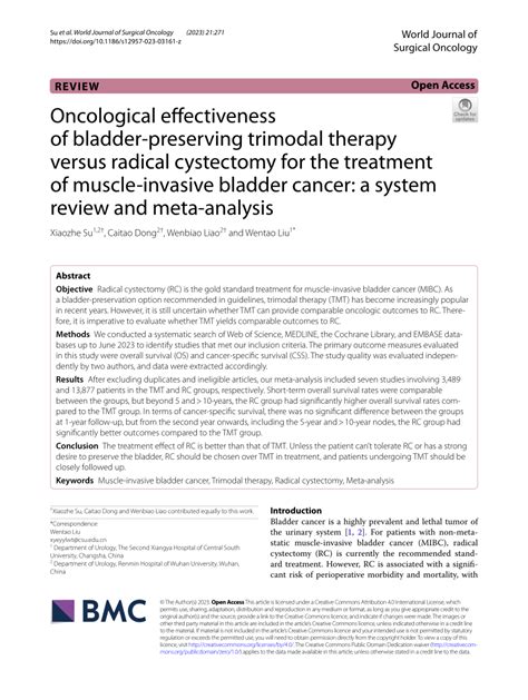 Pdf Oncological Effectiveness Of Bladder Preserving Trimodal Therapy