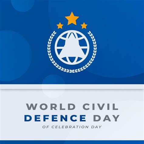 World Civil Defence Day Celebration Vector Design Illustration For