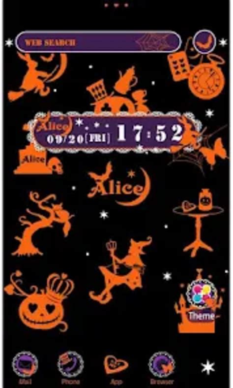 Alice In Halloween Land Theme Para Android Descargar