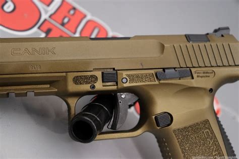 Canik Tp9da Burnt Bronze 407 9mm Wbox Semi Auto Pistols At