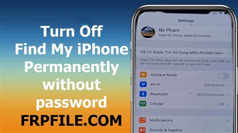 Remove ICloud Turn Off Find My Phone For All IPhone And IPad Open Menu