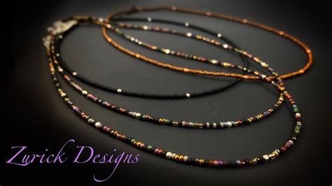 Diy Jewelry Easy Seed Bead Necklace Great For Beginners Youtube