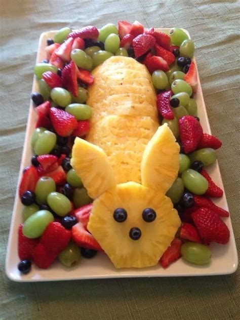 Bunny Fruit Tray Easter Fruit Easter Bunny Fruit Easter Fruit Tray