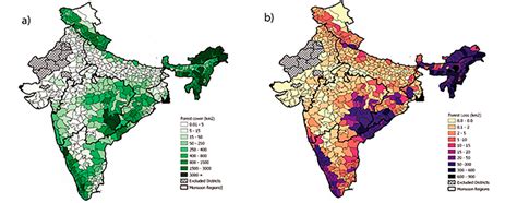 Forest cover changes: a) forest cover in 2000, b) forest lost over... | Download Scientific Diagram