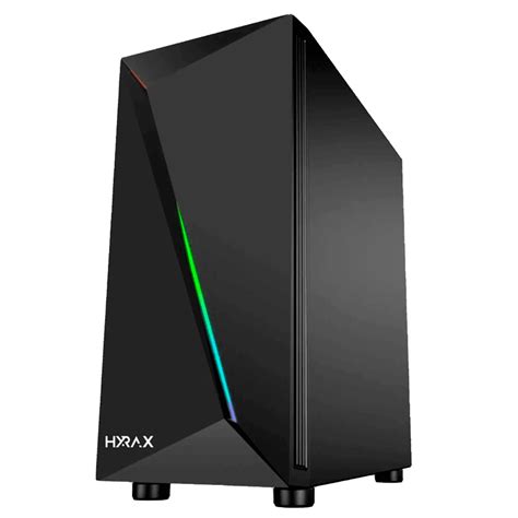 Gabinete Gamer Motospeed Hyrax Atx Rgb Lateral Em Vidro Temperado S