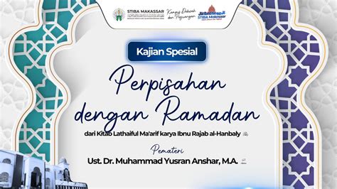 Kajian Spesial Perpisahan Dengan Ramadan Youtube