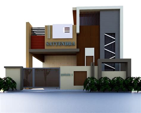 Ground And First Floor House Elevation Designs In Indian Home Alqu