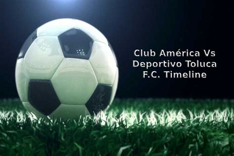 Club América Vs Deportivo Toluca F C Timeline