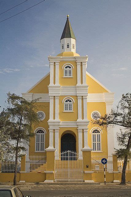 Yellow Church Church Building Church Steeple Church