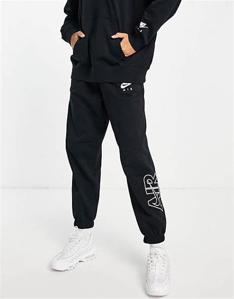 Nike Air Joggers Slim Neri In Pile Asos