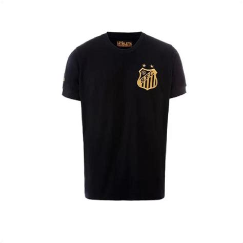 Camisa Santos Pelé Retrô Mil Gols Masculina Oficial Atleta Camisa