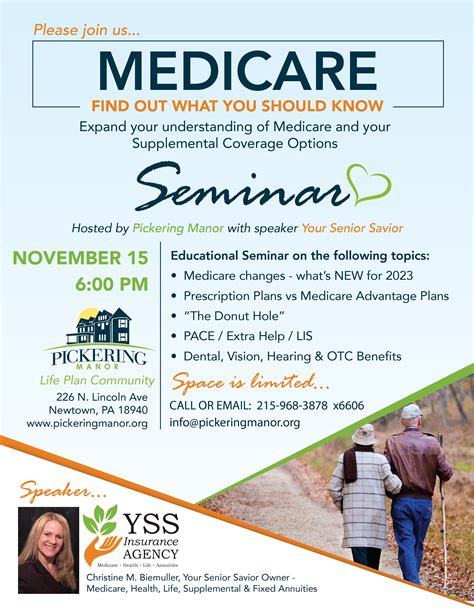 Nov 15 Medicare Seminar Find Out What You Should Know Newtown