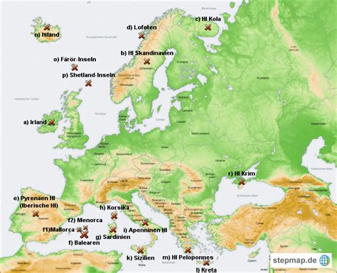 Awasome Insel Halbinsel Europa