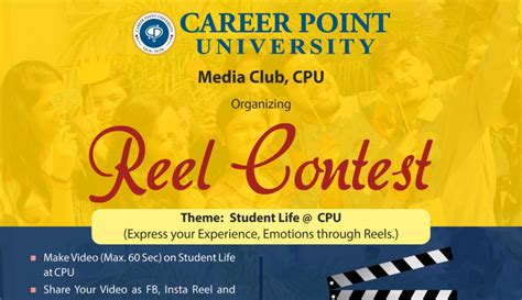 Reels Contest 2022 Cpu Career Point University Kota Blog