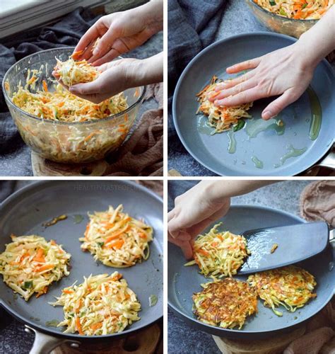 Easy Cabbage Fritters Aka Cabbage Pancakes Healthy Taste Of Life