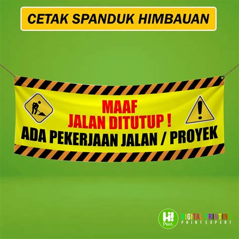 Jual Spanduk Banner Himbauan Dilarang Parkir Dilarang Melintas