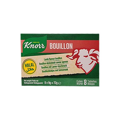 Knorr Bouillon Lamb Halal Stock Cubes 72g Oriental Shop