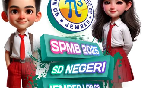 PENGUMUMAN SPMB 2025-2026 JALUR DOMISILI - SDN JEMBER LOR 03