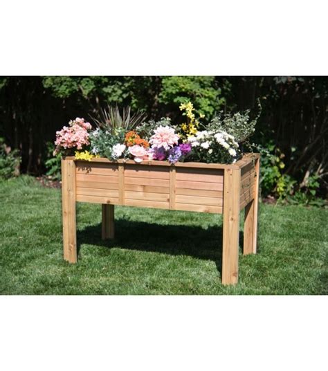 Real Wood Products Elevated Cedar Raised Bed Kit G3158 Wilco Farm