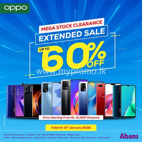 Up to 60% off on OPPO Smart Phones at Abans