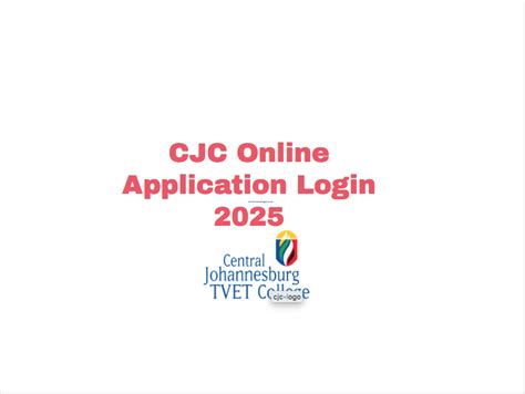 Cjc Online Application Login 2025 Tvet Colleges