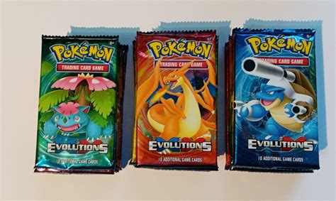 10 Sobres De Cartas Pokémon Evolutions Mercado Libre