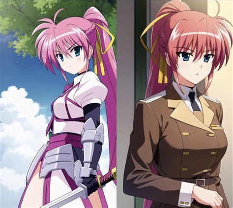 AI Art LoRA Model Magical Girl Lyrical Nanoha StrikerS Signum PixAI