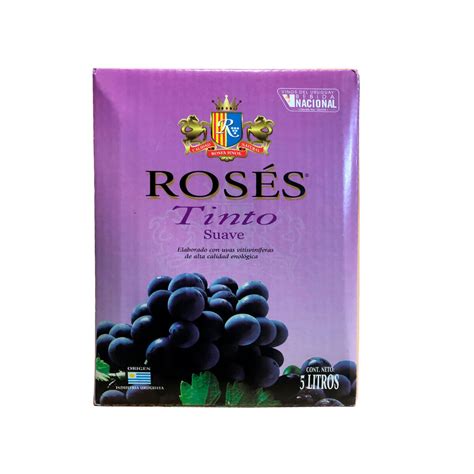 Vino Roses 5l Tinto Suave — Suchina