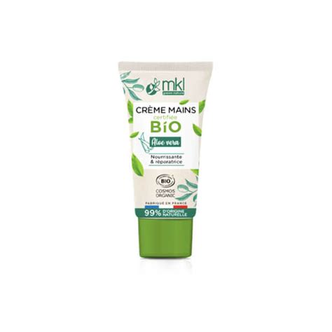 MKL GREEN NATURE Crème mains aloe vera bio 50ml Parapharmacie