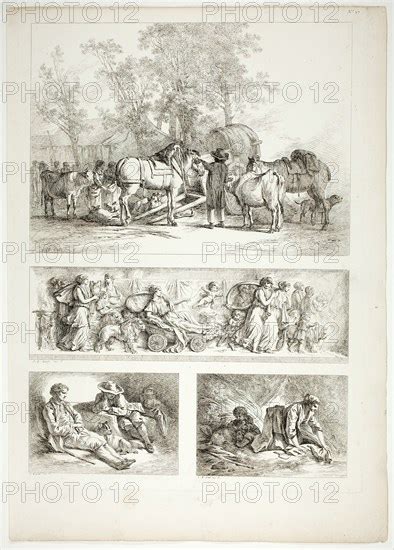 Plate 27 Of 38 From Oeuvres De J B Huet 179699 Creator Jean