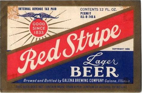 Red Stripe Lager Logo LogoDix