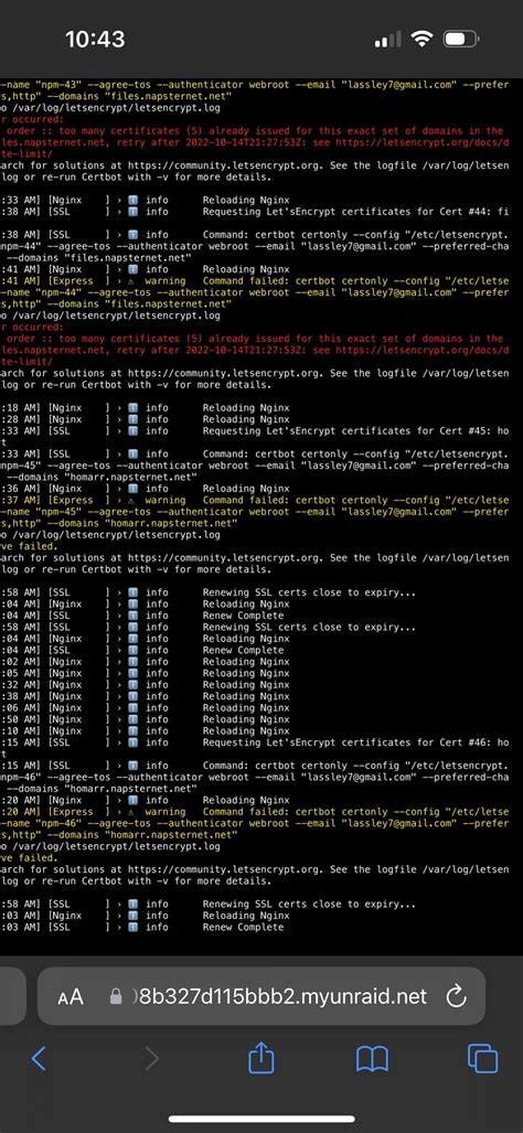 Can’t Get Cert To Work On Nginx Proxy Manager Help Let S Encrypt Community Support