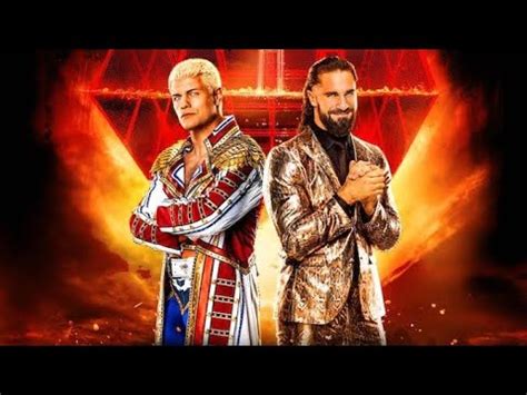 Cody Rhodes Vs Seth Rollins Stand Deliver Wwe Youtube