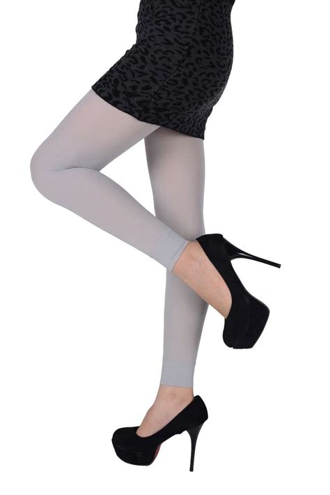 Ladies Women Opaque Solid Stretch Footless 80d Pantyhose Stocking