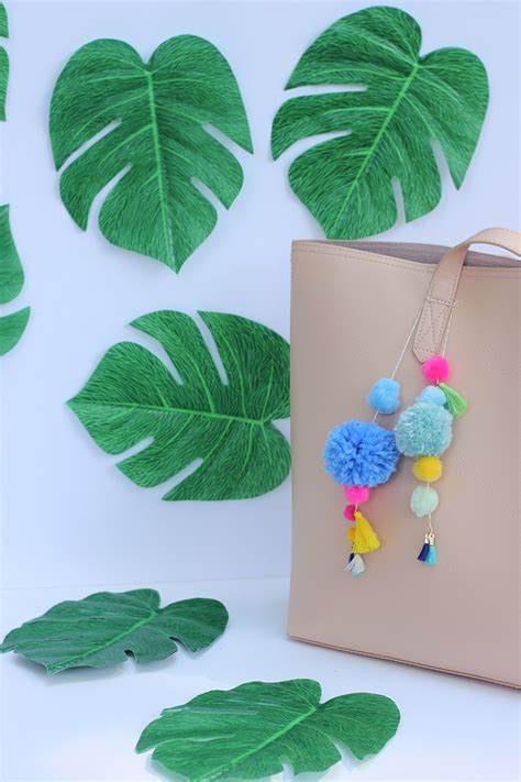 Diy Pom Tassel Bag Charm Alice And Lois