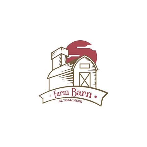 Premium Vector | Barn logo concept.