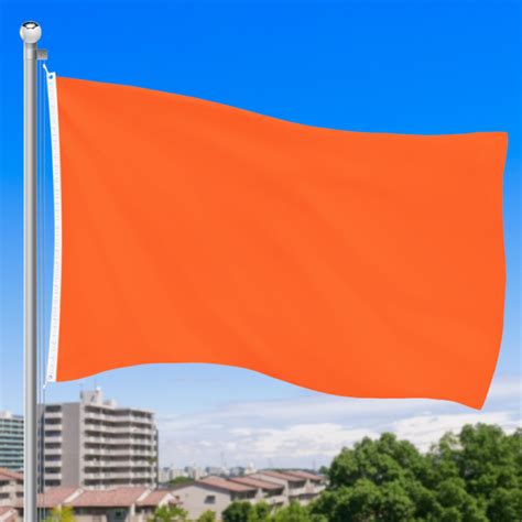 3x5 Solid Color Flag Orange