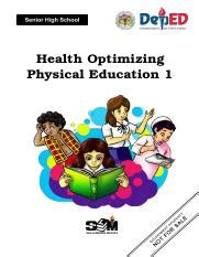 Q2 SHS HOPE 1 Module 7 Edited Docx Health Optimizing Physical