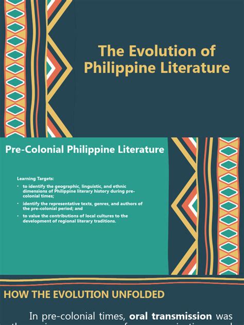 Introduction The Evolution Of Philippine Literature Pdf Riddle